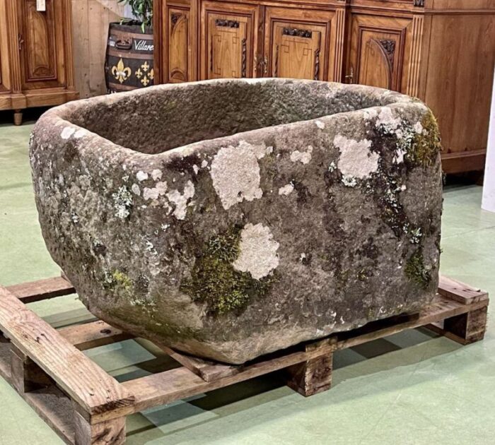 large 19th century granite trough 7