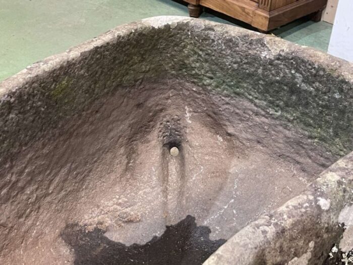 large 19th century granite trough 8