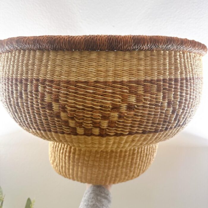 large african elephant grass drum basket 0038