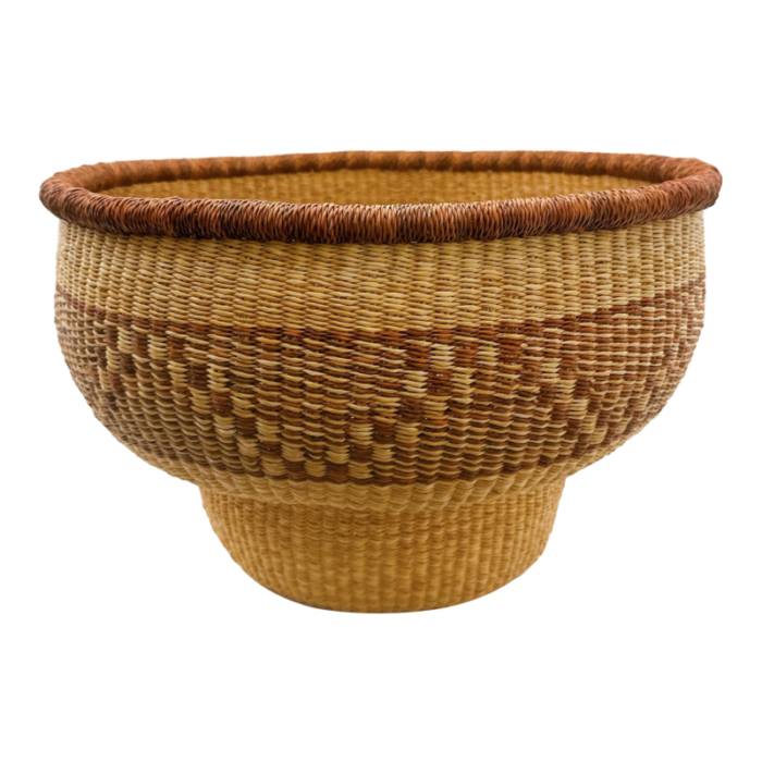 large african elephant grass drum basket 3053