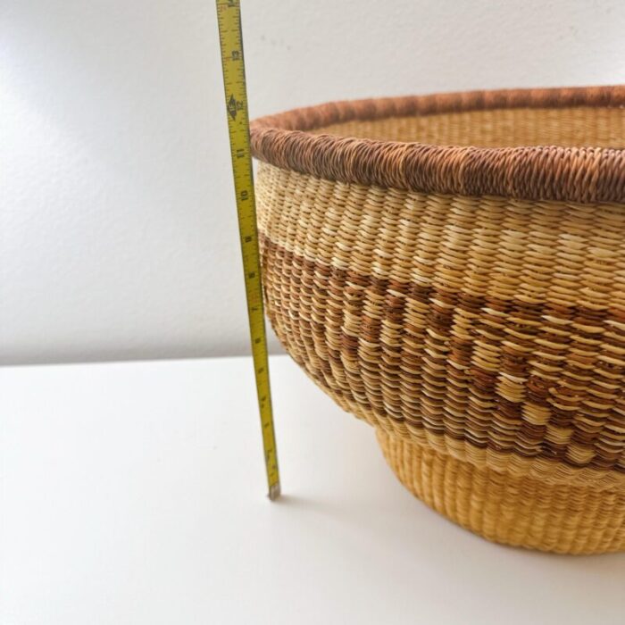 large african elephant grass drum basket 5930