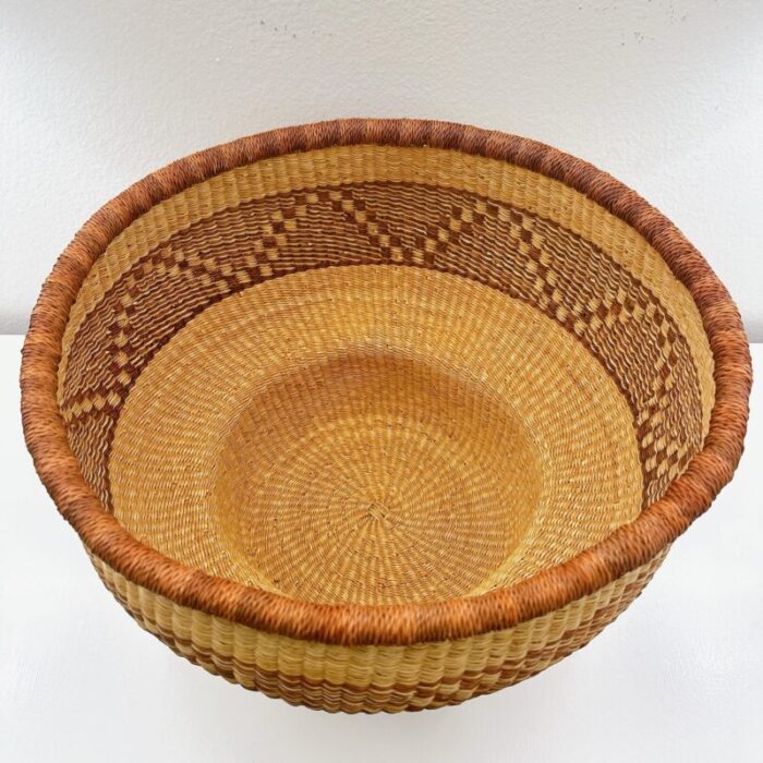 large african elephant grass drum basket 6724