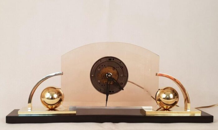 large art deco electric clock 1930s 1