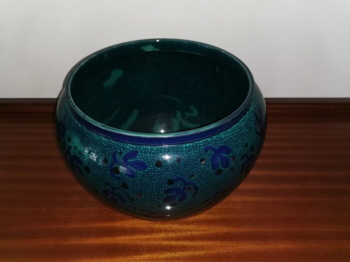 large art nouveau cachepot planter bowl by christian neureuther 1890s 7