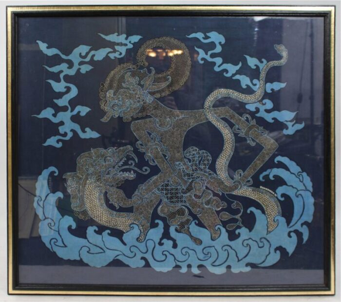 large balinese batik print by suhirdiman 1976 1