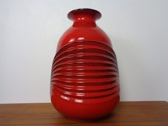 large ceramic vase by cari zalloni for fohr keramik 1970s 2