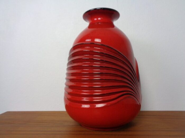 large ceramic vase by cari zalloni for fohr keramik 1970s 3