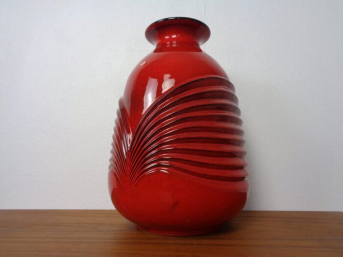 large ceramic vase by cari zalloni for fohr keramik 1970s 7