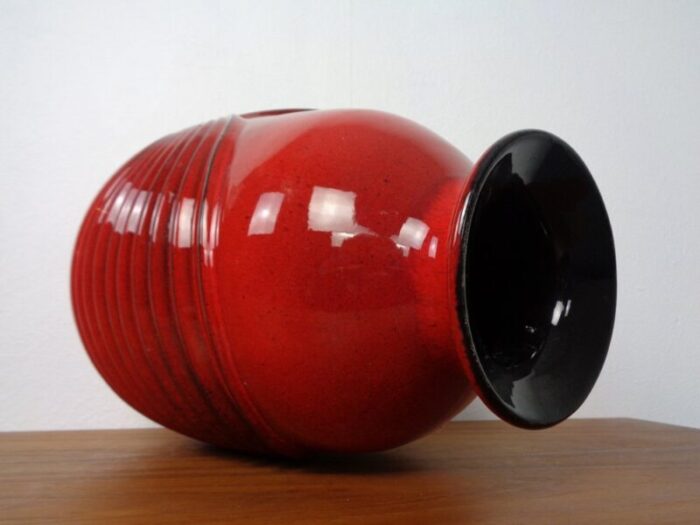 large ceramic vase by cari zalloni for fohr keramik 1970s 8