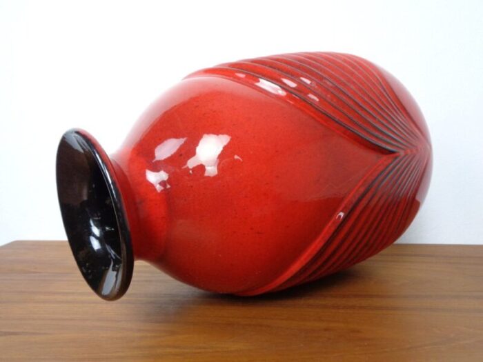 large ceramic vase by cari zalloni for fohr keramik 1970s 9