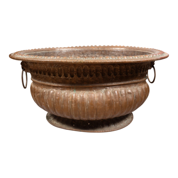 large dutch copper jardiniere 4071