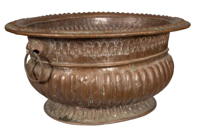 large dutch copper jardiniere 5361