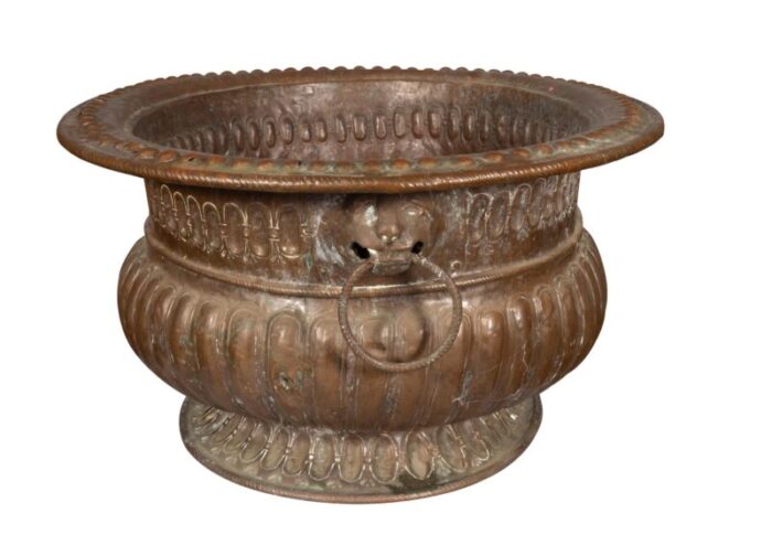 large dutch copper jardiniere 9318