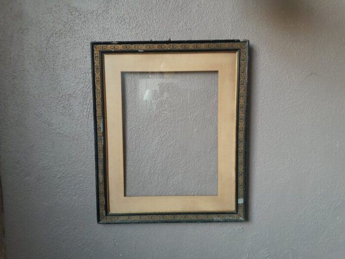 large early 20th century black and gold frame 1