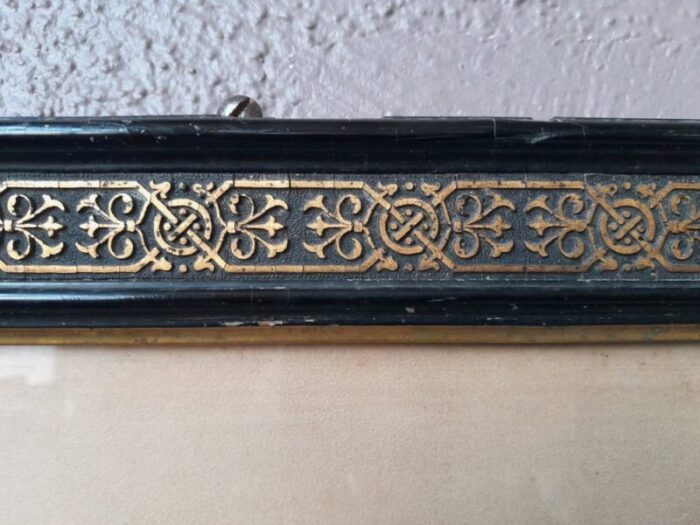 large early 20th century black and gold frame 8