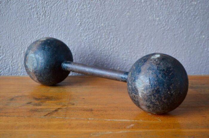 large industrial dumbbells 1920s 4