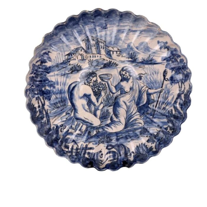 large majolica soap plate 1