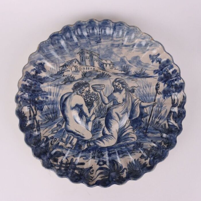 large majolica soap plate 3