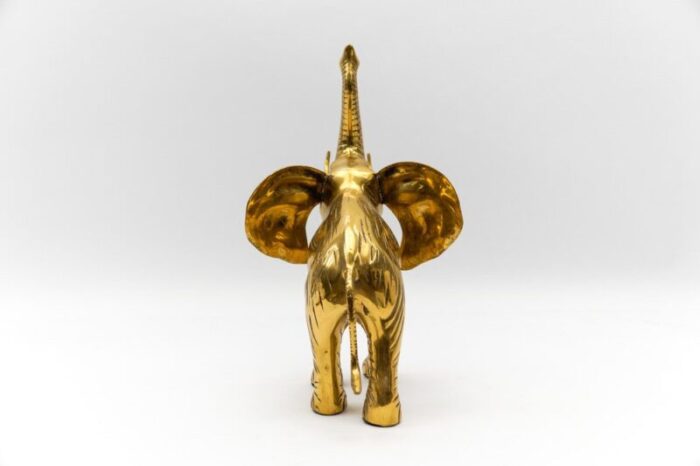 large mid century modern brass elephant 1960s 6