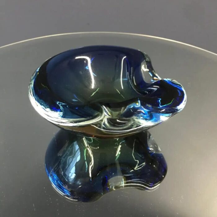 large murano glass ashtray 4857