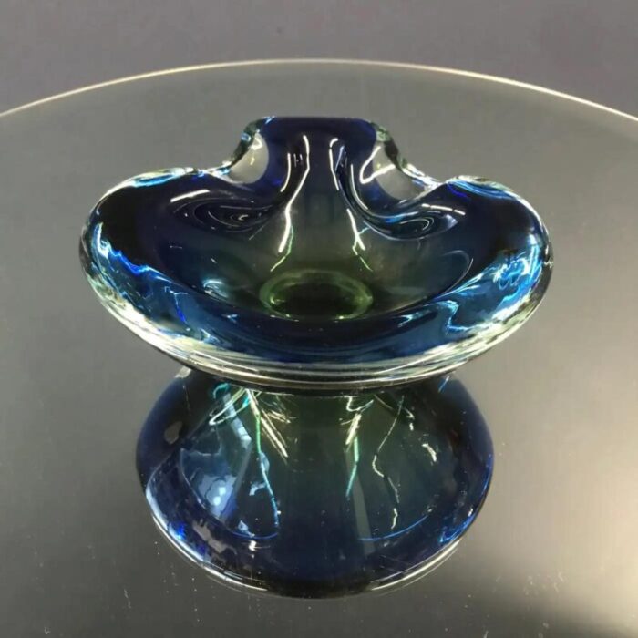 large murano glass ashtray 8060