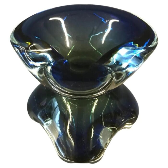 large murano glass ashtray 9924