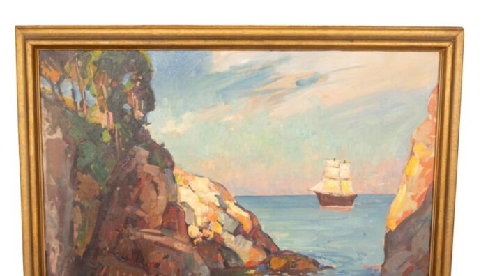 large oil on canvas painting by william lester stevens 9683