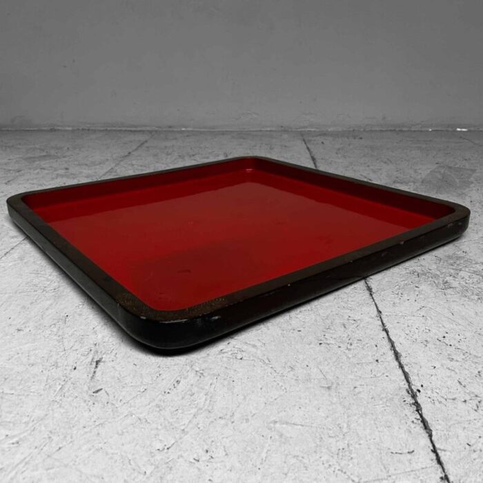 large taisho era urushi lacquer tray japan 1920s 12