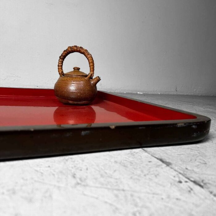 large taisho era urushi lacquer tray japan 1920s 2