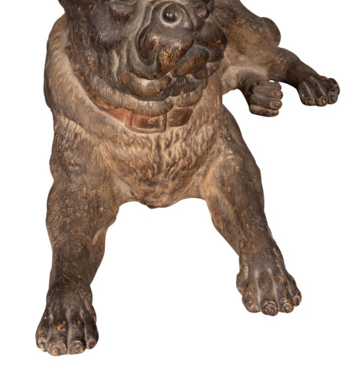 large terracotta mastiff dogs a pair 1432