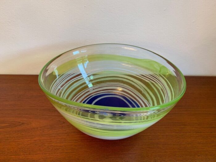 large vilnius glass studio bowl lithuania 1990s 6