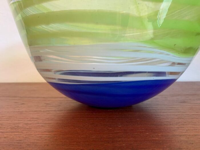 large vilnius glass studio bowl lithuania 1990s 9