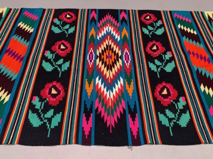 large vintage moldovan wool square kilim rug 8