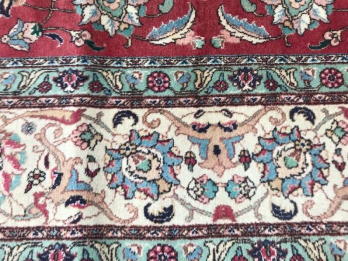 large vintage tabriz rug 10