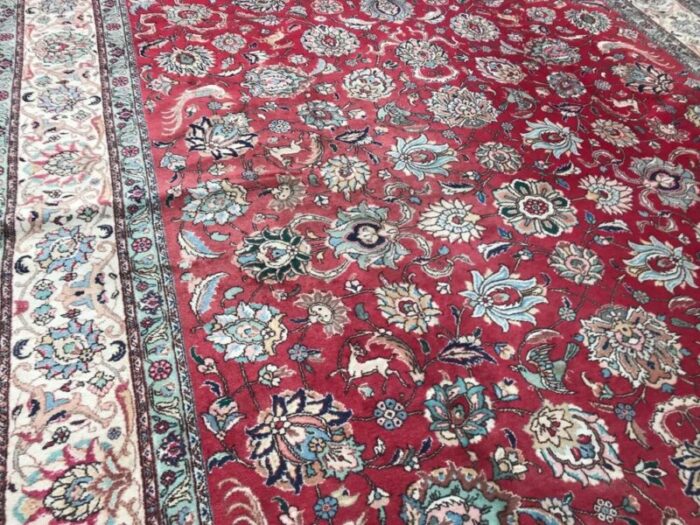 large vintage tabriz rug 14