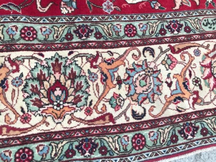 large vintage tabriz rug 3