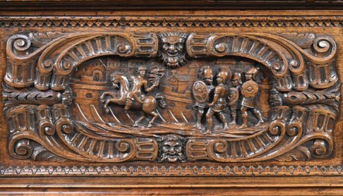 late 18th century renaissance french walnut chest 11