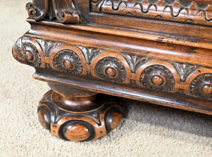 late 18th century renaissance french walnut chest 18