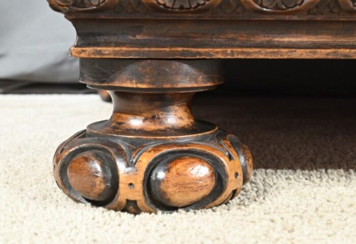 late 18th century renaissance french walnut chest 20