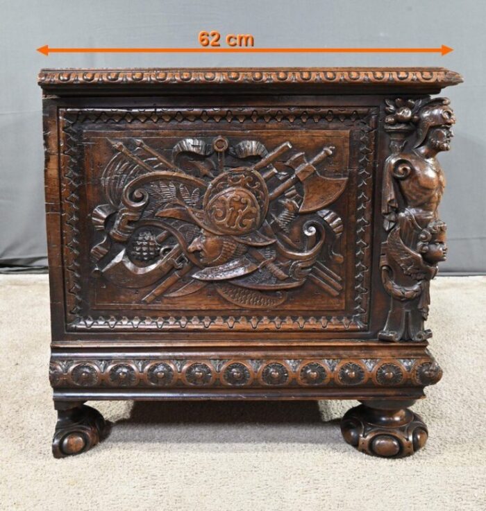 late 18th century renaissance french walnut chest 30