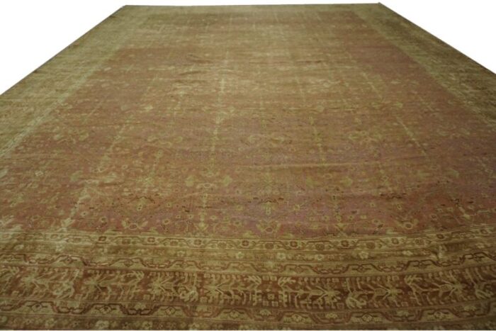 late 19th century indian agra carpet 3941