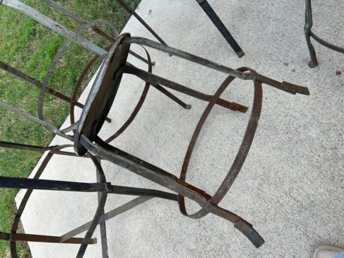 late 19th century industrial stools 7 peces 4899