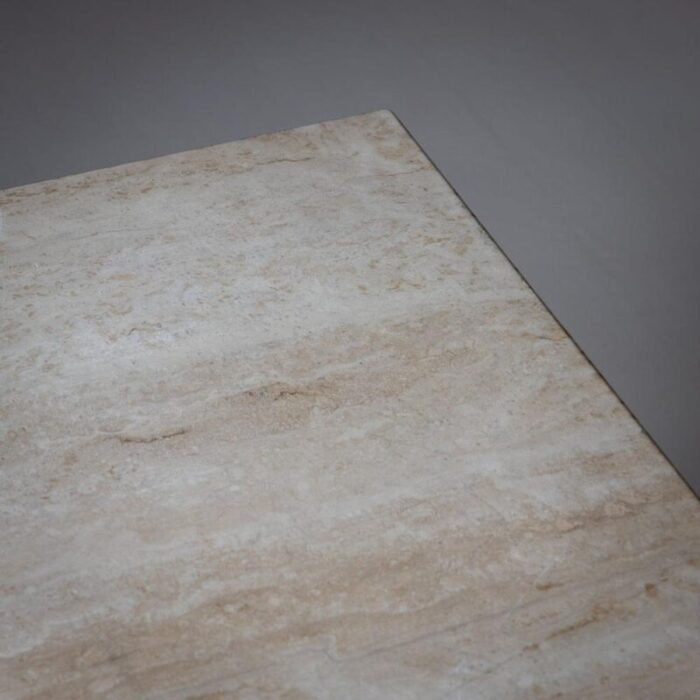 late 20th century travertine side table 4841