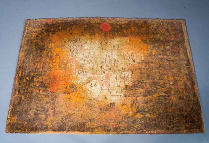 limited edition garten vision rug in wool by ege axminster after paul klee denmark 1990s 1