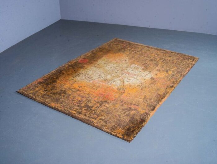 limited edition garten vision rug in wool by ege axminster after paul klee denmark 1990s 4