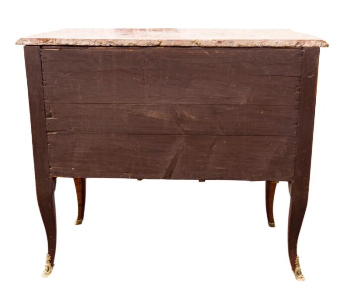 louis xv kingwood and parquetry commode 8491