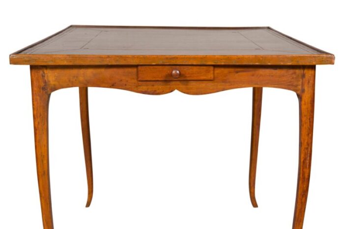 louis xv walnut games table 0380