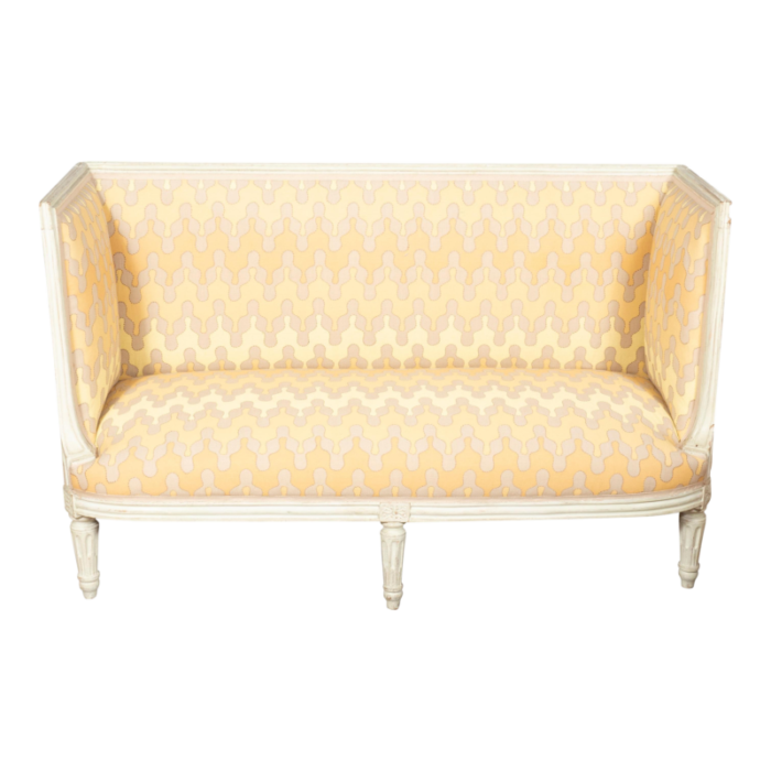 louis xvi creme painted canape 0120