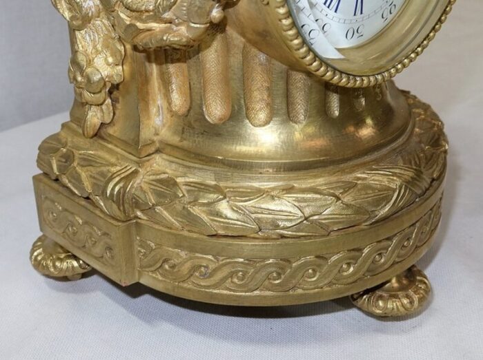 louis xvi style golden bronze clock 14