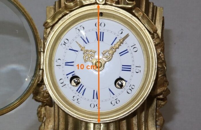 louis xvi style golden bronze clock 20